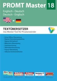 Cover von PROMT Master 18 Englisch-Deutsch