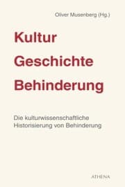 Cover von Kultur - Geschichte - Behinderung, Band 1