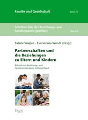 Cover von Partnerschaften und die Beziehungen zu Eltern und Kindern
