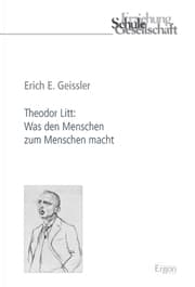 Cover von Theodor Litt: Was den Menschen zum Menschen macht