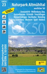 Cover von UK50-23 Naturpark Altmühltal westlicher Teil