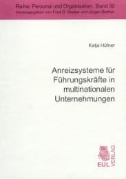Cover von Anreizsysteme für Führungskräfte in multinationalen Unternehmungen