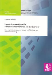 Cover von Herausforderungen für Familienunternehmen im Zeitverlauf
