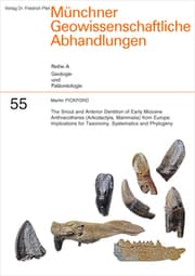 Cover von The Snout and Anterior Dentition of Early Miocene Anthracotheres (Artiodactyla, Mammalia) from Europe: Implications for Taxonomy, Systematics and Phylogeny
