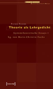 Cover von Theorie als Lehrgedicht