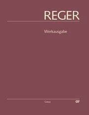 Cover von Reger-Werkausgabe, Bd. I/5: Orgelstücke I