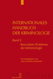 Cover von Internationales Handbuch der Kriminologie 2
