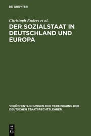 Cover von Der Sozialstaat in Deutschland und Europa