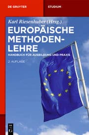 Cover von Europäische Methodenlehre