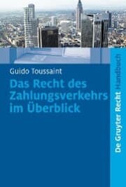 Cover von Das Recht des Zahlungsverkehrs im Überblick