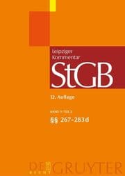 Cover von §§ 267-283d