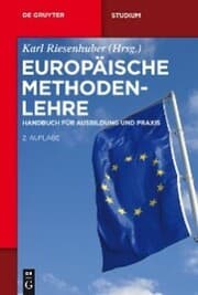 Cover von Europäische Methodenlehre