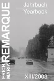 Cover von Erich Maria Remarque Jahrbuch XIII /2003