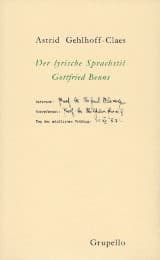 Cover von Der lyrische Sprachstil Gottfried Benns
