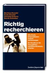 Cover von Richtig recherchieren