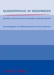Cover von Musizierpraxis im Biedermeier