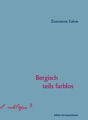 Cover von Bergisch teils farblos