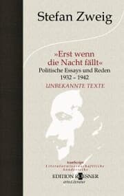 Cover von Erst wenn die Nacht fällt: Politische Essays und Reden 1932-1942