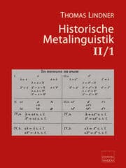 Cover von Historische Metalinquistik