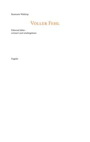 Cover von Voller Fehl