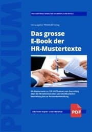 Cover von Das grosse E-Book der HR-Mustertexte
