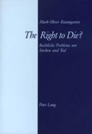 Cover von The Right to Die?