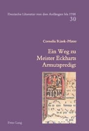 Cover von Ein Weg zu Meister Eckharts Armutspredigt