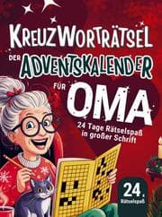 Cover von Kreuzworträtsel - Der Adventskalender für Oma