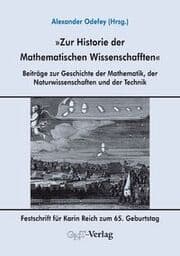 Cover von Zur Historie der Mathematischen Wissenschafften