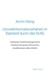 Cover von Umweltinformationsfreiheit im Saarland durch das SUIG