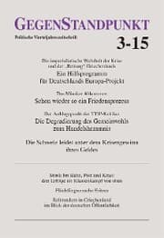 Cover von GegenStandpunkt 3-15