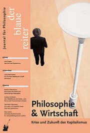 Cover von Philosophie und Wirtschaft