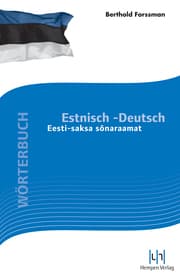 Cover von Wörterbuch Estnisch-Deutsch/Eesti-sksa sonaraamat