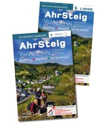 Cover von AhrSteig Wandern - Start-Set Buch & Karte 1: 25000. Offizielles Wander-Set zur endgültigen Trasse mit App-Anbindung.