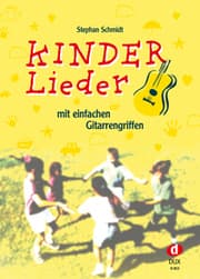 Cover von Kinderlieder mit einfachen Gitarrengriffen