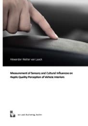 Cover von Measurement of Sensory and Cultural Influences on Haptic Quality Perception of Vehicle Interiors