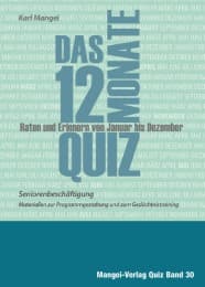 Cover von Das 12-Monate-Quiz - Seniorenbeschäftigung