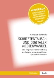 Cover von Schriftentausch und Digitaler Medienwandel