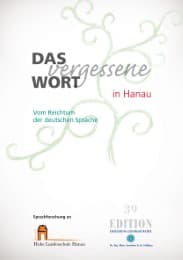 Cover von Das vergessene Wort in Hanau