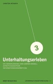 Cover von Unterhaltungserleben