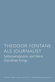 Cover von Theodor Fontane als Journalist