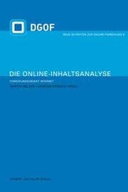 Cover von Die Online-Inhaltsanalyse
