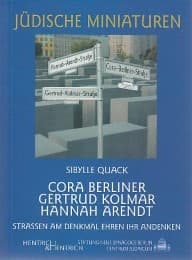 Cover von Cora Berliner, Gertrud Kolmar, Hannah Arendt