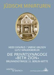 Cover von Die Privatsynagoge 'Beth Zion'
