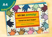 Cover von Ich bin einmalig! Kannst du mich finden? Bildkartenversion-A4!