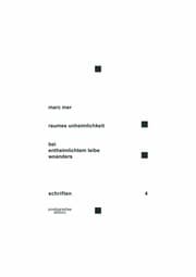 Cover von raumes unheimlichkeit - bei entheimlichtem leibe woanders