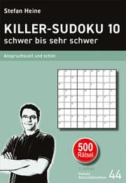 Cover von KILLER-SUDOKU 10 - schwer bis sehr schwer
