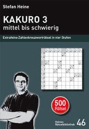 Cover von KAKURO 3 - mittel bis schwierig