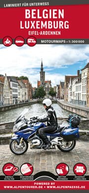 Cover von MoTourMaps Belgien - Luxemburg Auto- und Motorradkarte 1:300.000