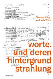 Cover von worte. und deren hintergrundstrahlung